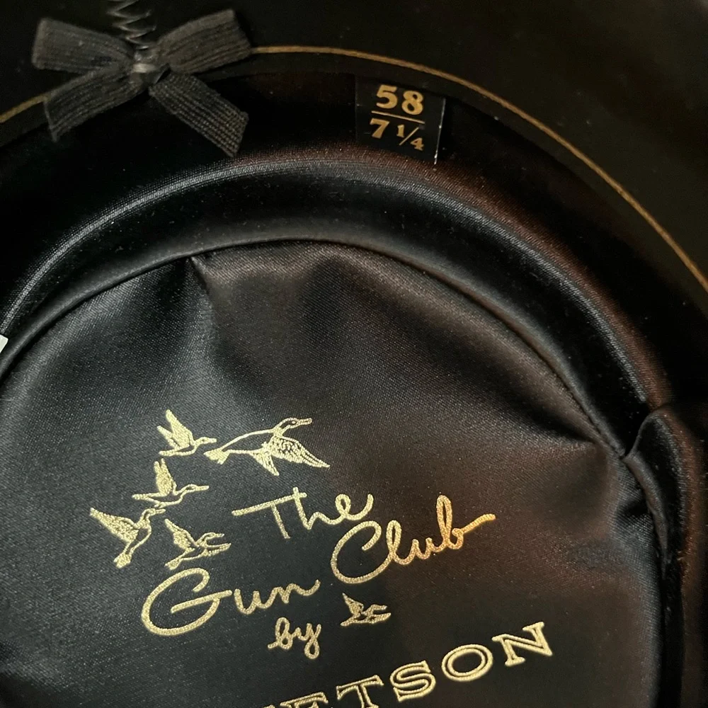 Stetson Black Hat with Silver Accents - Picture 5 of 6